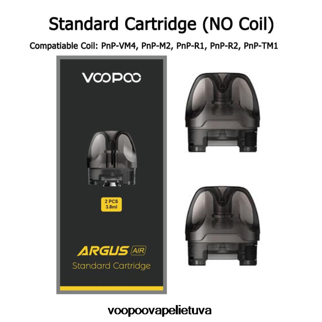 VOOPOO ARGUS AIR pod kasetė (2 vnt.) standartinė dėžutė (tuščia) - VOOPOO Vape Vinci 2RTB4J513