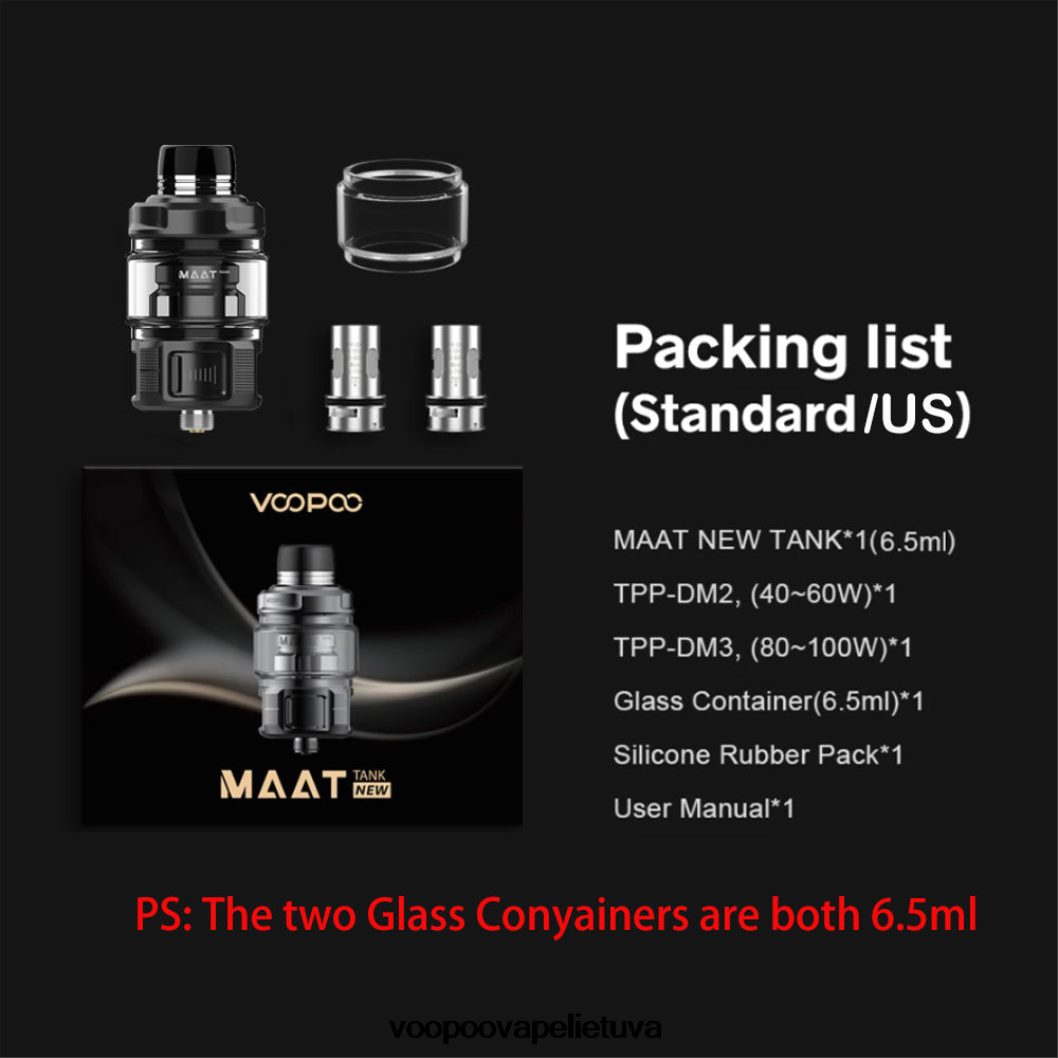 VOOPOO MAAT bakas naujas juodas - VOOPOO Vape Drag Lietuva 2RTB4J511