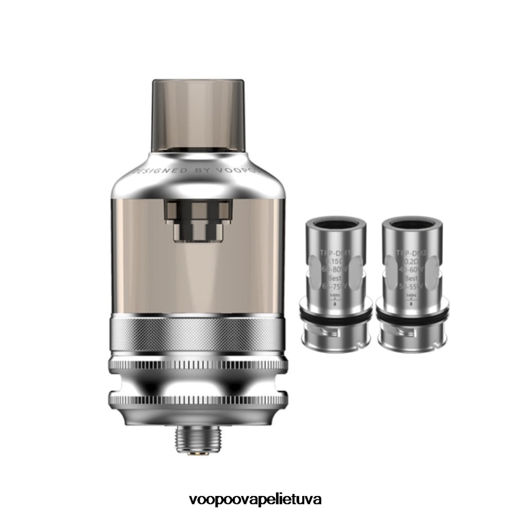 VOOPOO TPP ankšties bakas sidabras - VOOPOO Vape Argus Lietuva 2RTB4J562