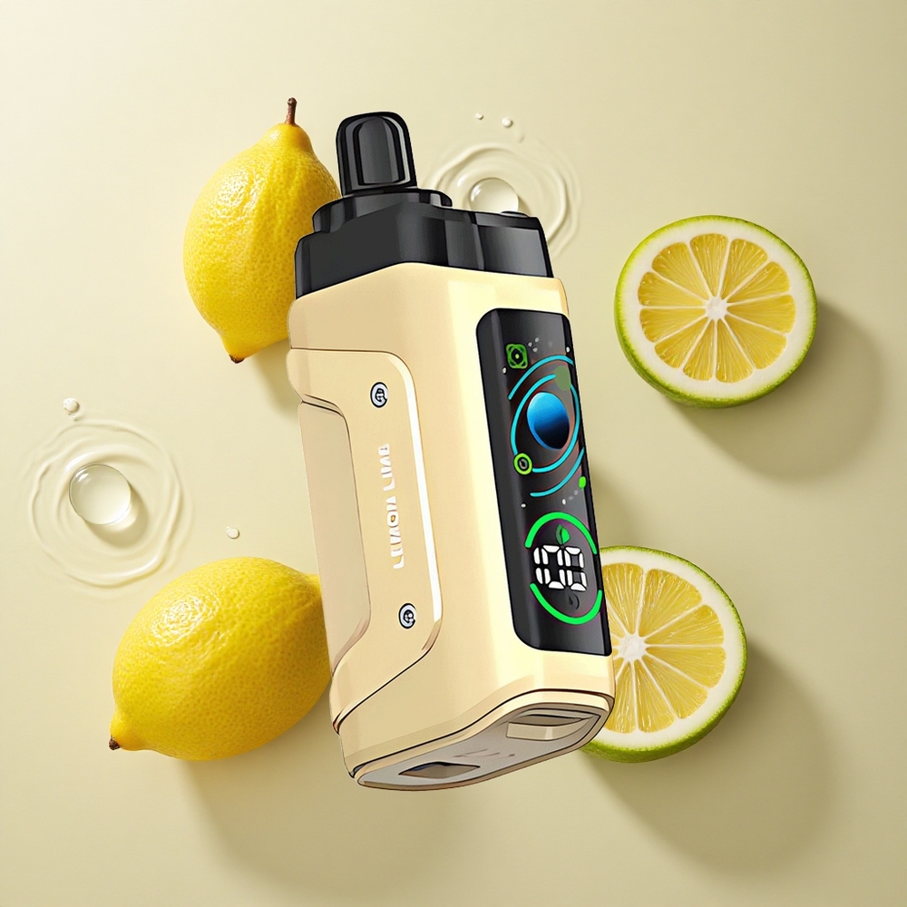 Razz Bar 45000 Puffs Citrinų Laimei su 1,0 Omų Tinklelio Ritė ir 20 mg/ml Nikotino