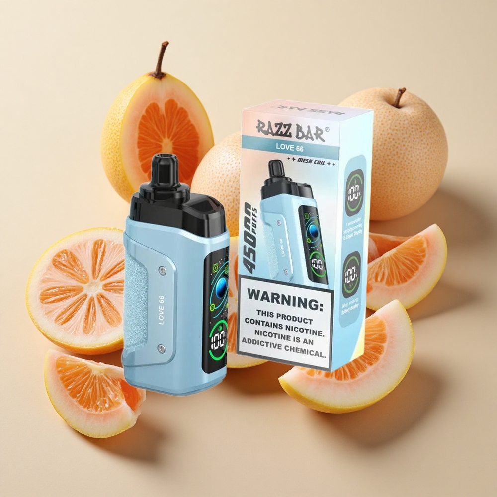 Razz Bar 45000 Puffs Love 66 (Mešinis 1,0 Omų Ritinėlis)