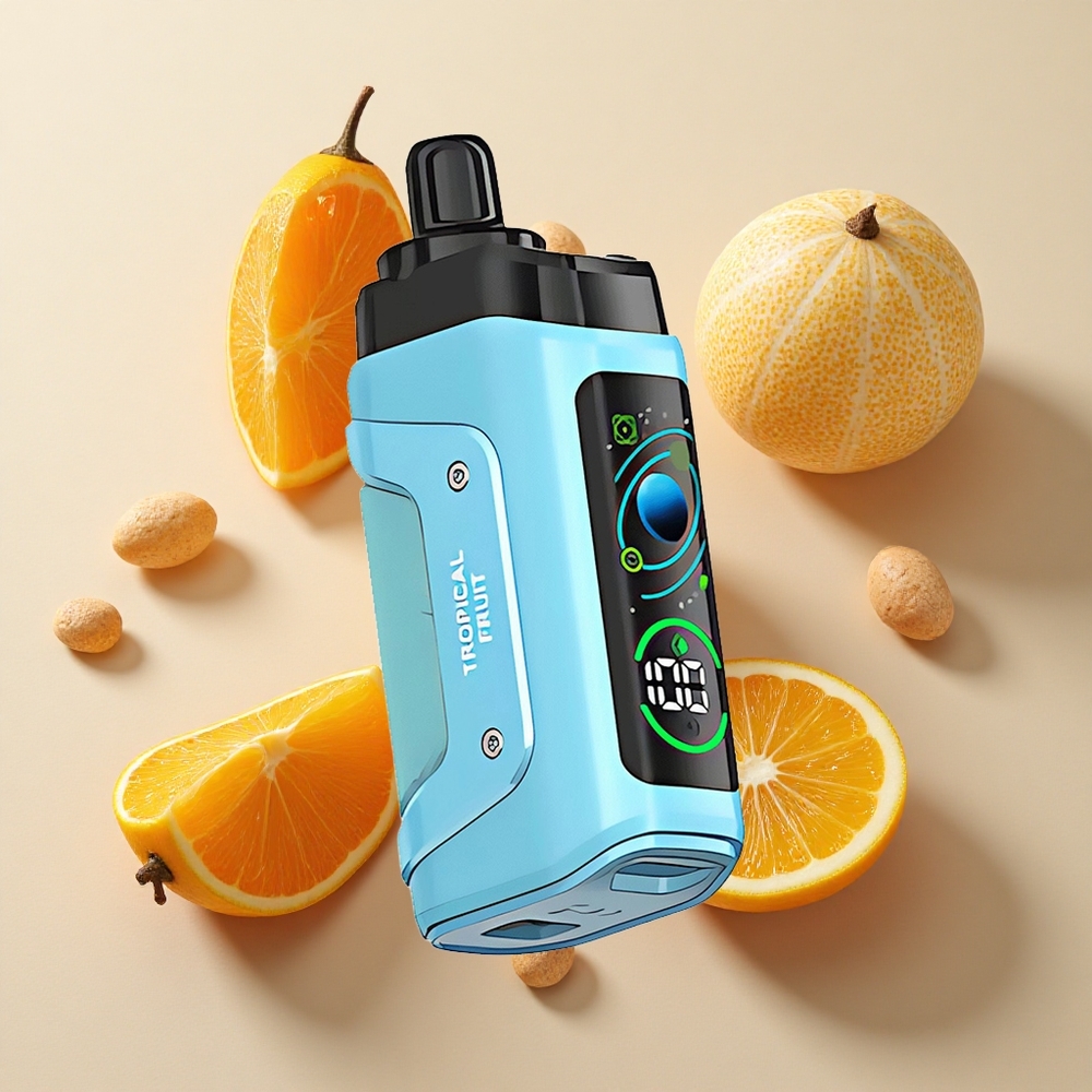 Razz Bar 45000 Puffs Tropinių Vaisių Vienkartinės elektroninės cigaretės su 1,0 Omų Tinklelio Ritė ir 650 mAh Baterija