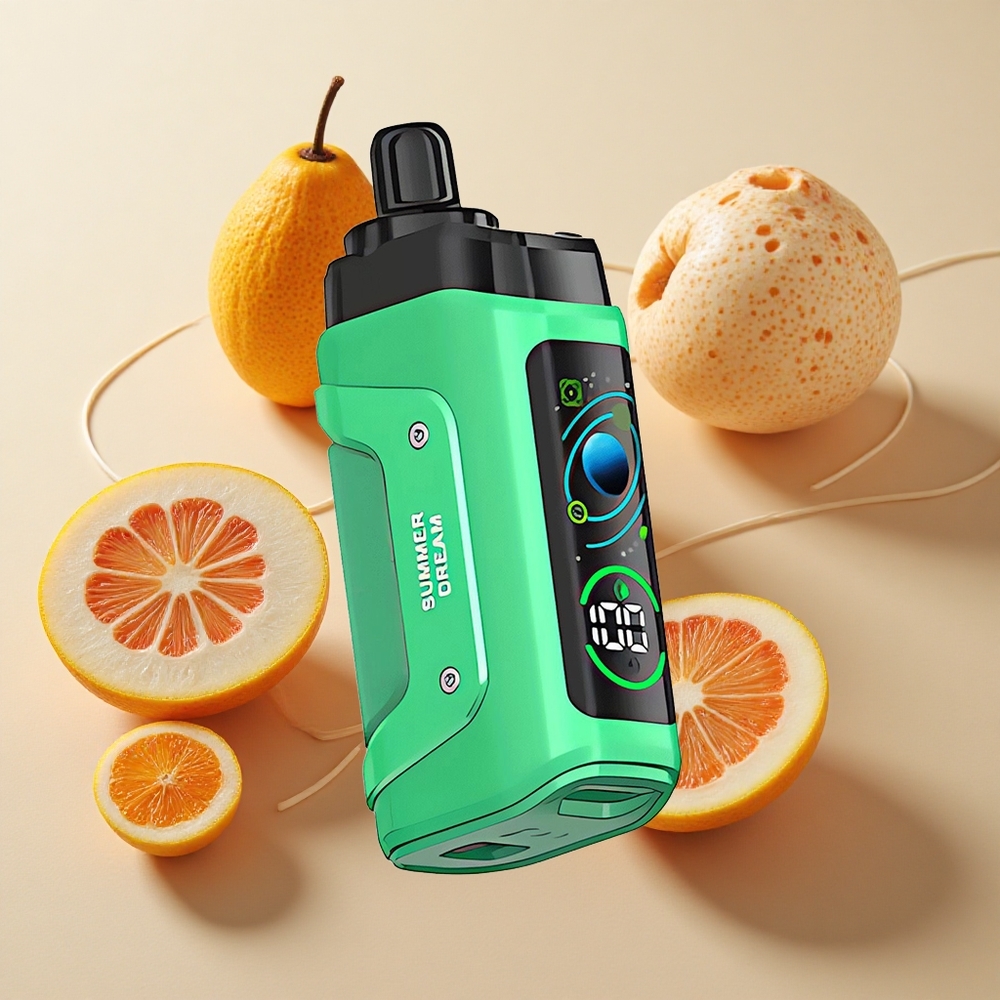 Razz Bar 45000 Puffs Vasaros Svajonė su 1,0 Omų Tinklelio Ritė ir Reguliuojamu Oro Srautu