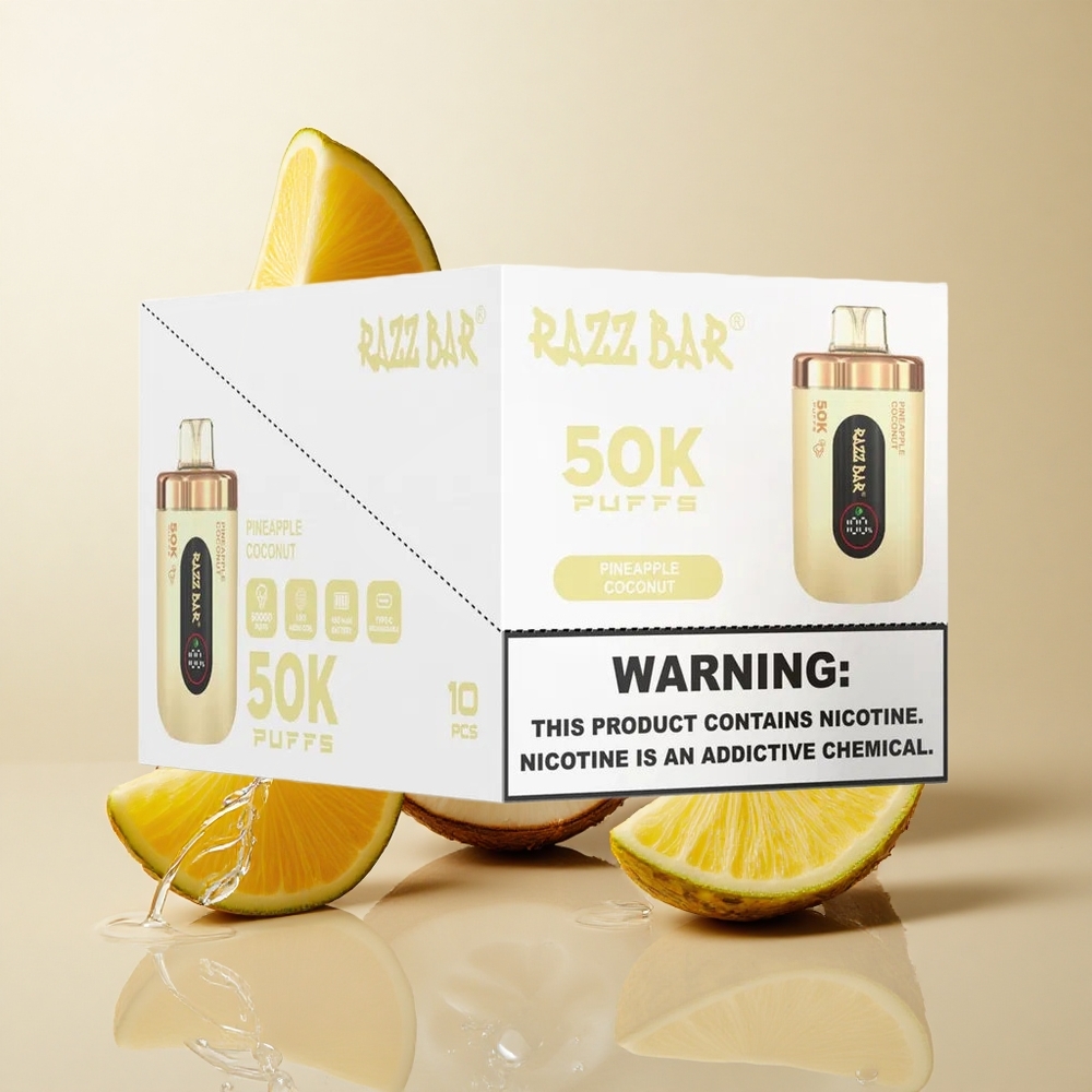 Razz Bar 50K Puffs Ananasas Kokosas (650 mAh)