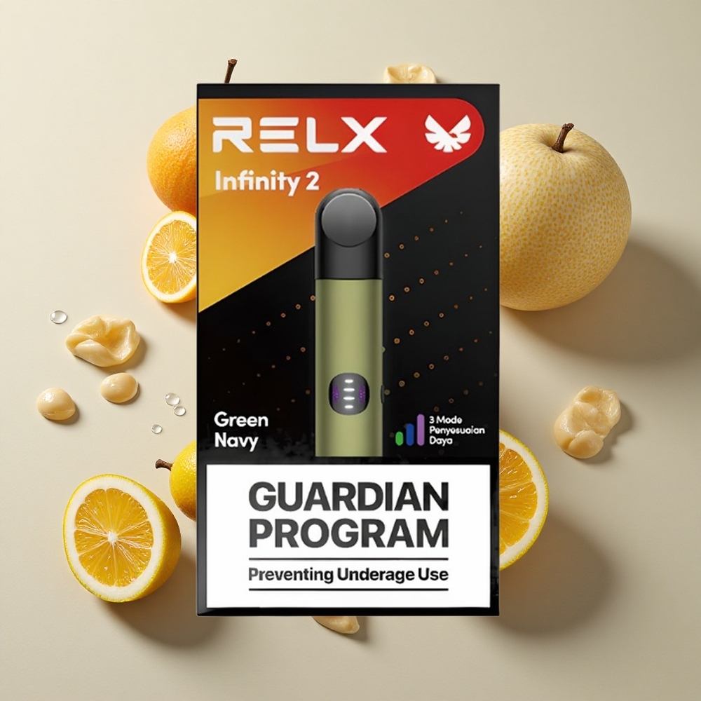 RELX Infinity 2 600-650 Puffs Žaliai jūrinis ir 1,9 ml talpos