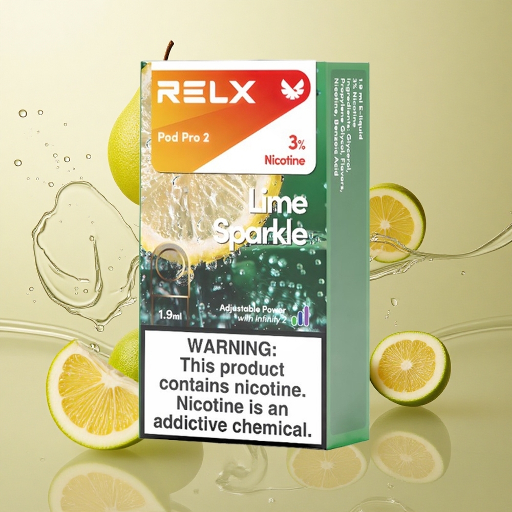 RELX Pod Pro 2 600 Puffs 3% nikotino Žalios kibirkštys