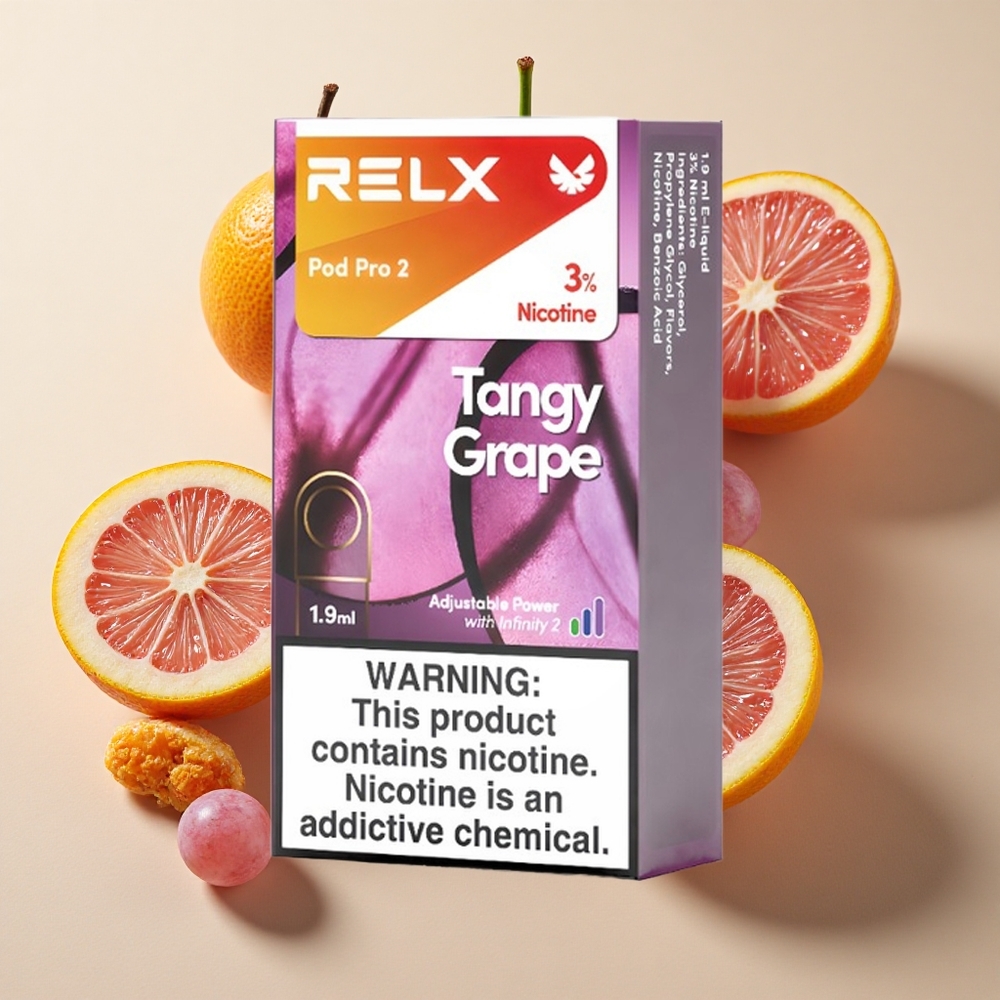 RELX Pod Pro 2 600 Puffs Rūgštus vynuogės 1,9ml