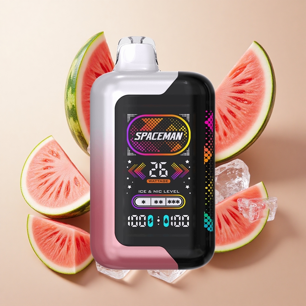 SMOK SPACEMAN SP40000 Arbūzas su Mėtų Skoniu su 20ml Skysčio Talpa ir 1000mAh Baterija