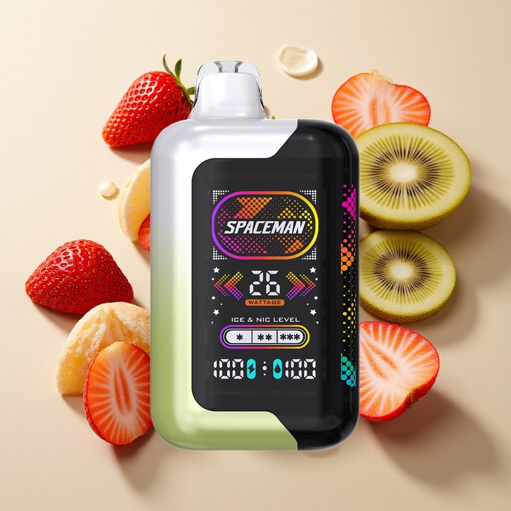 SMOK SPACEMAN SP40000 Braškė-Kivis su 20ml Skysčio Talpa ir 1000mAh Baterija