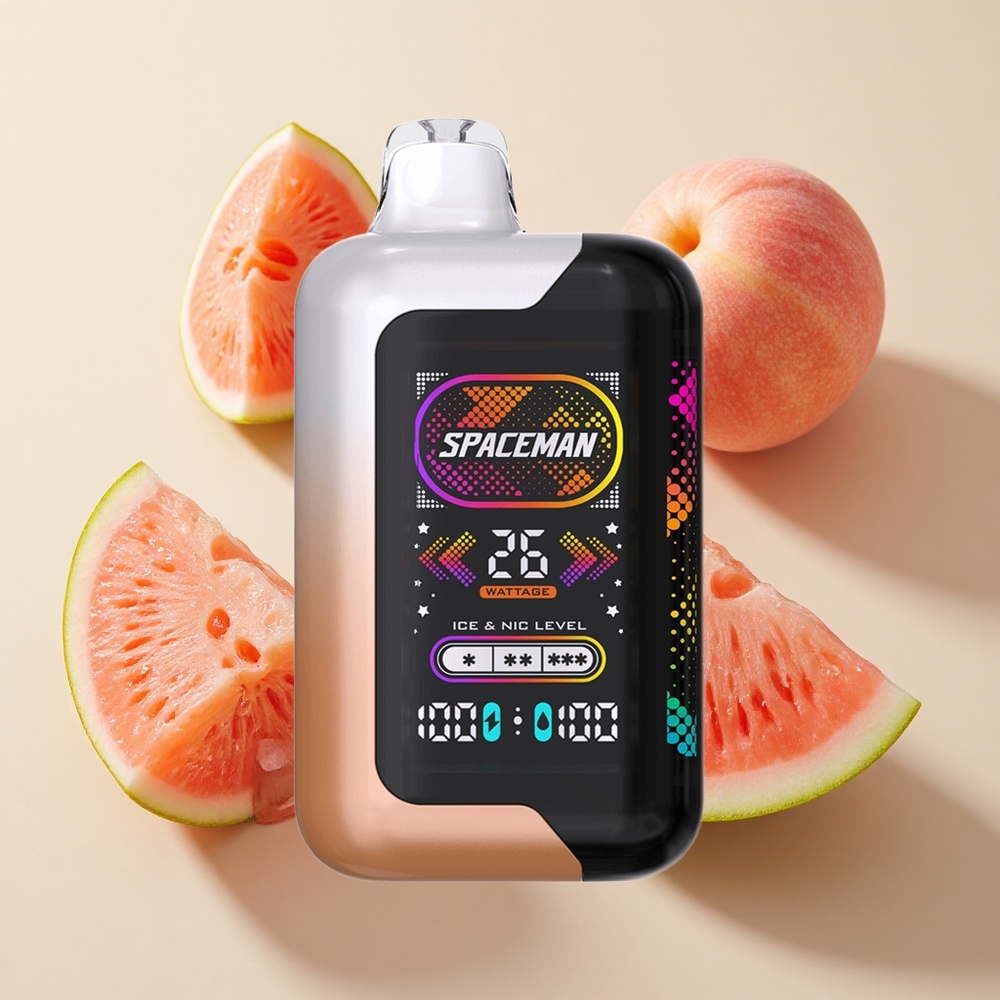 SMOK SPACEMAN SP40000 Juicy Peach Watermelon Vienkartinės elektroninės cigaretės su 20ml Skysčio Talpa ir 40000 Traukymų