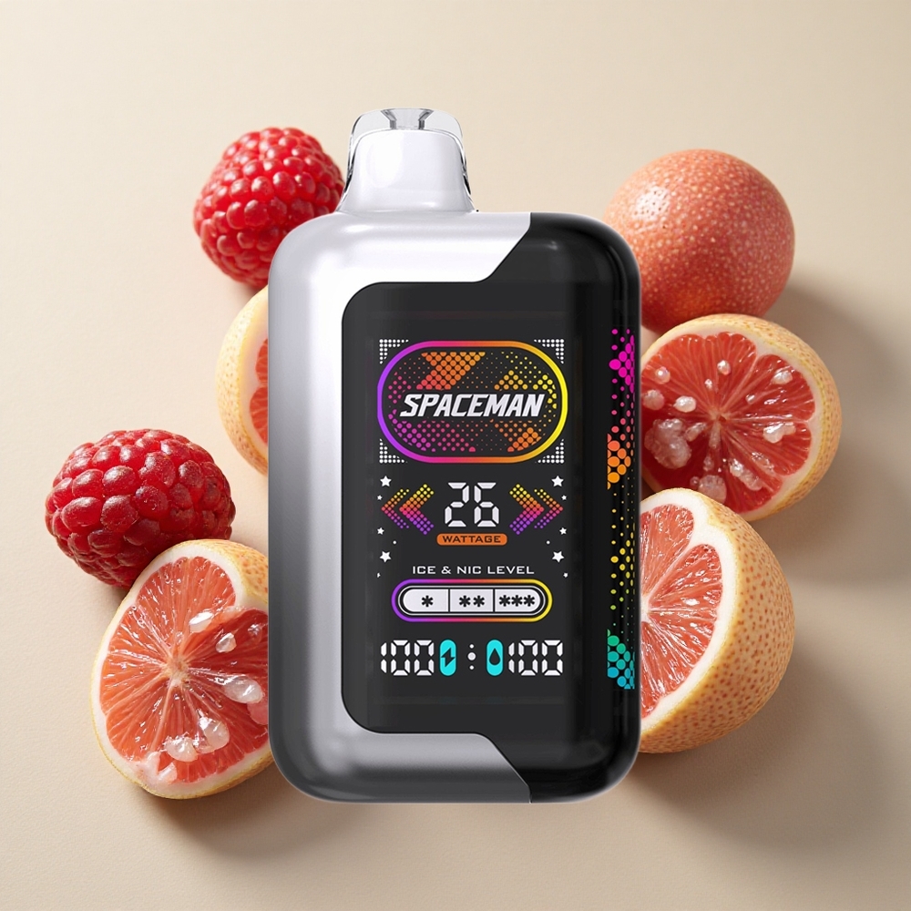 SMOK SPACEMAN SP40000 Juodųjų Gervuogių-Razų Nešiojamasis Vaporizatorius su 20ml Skysčio Talpa ir 40000 Pūkų