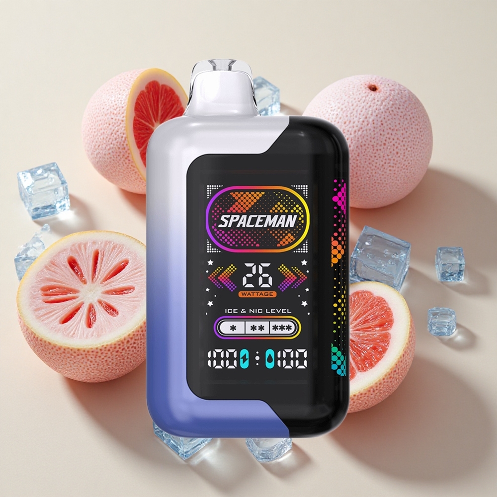 SMOK SPACEMAN SP40000 Mėlynųjų Serbentų Ledas Vienkartinės elektroninės cigaretės (20ml Talpa, 1000mAh Baterija)