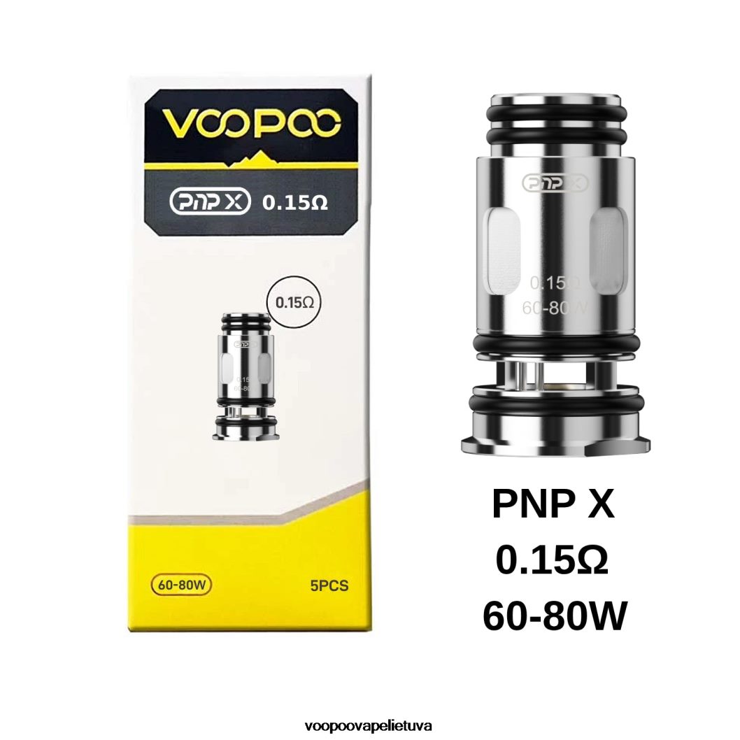 VOOPOO PNP ritės (5 vnt.) pnp x 0,15 omo - VOOPOO Vape Pen 2RTB4J605