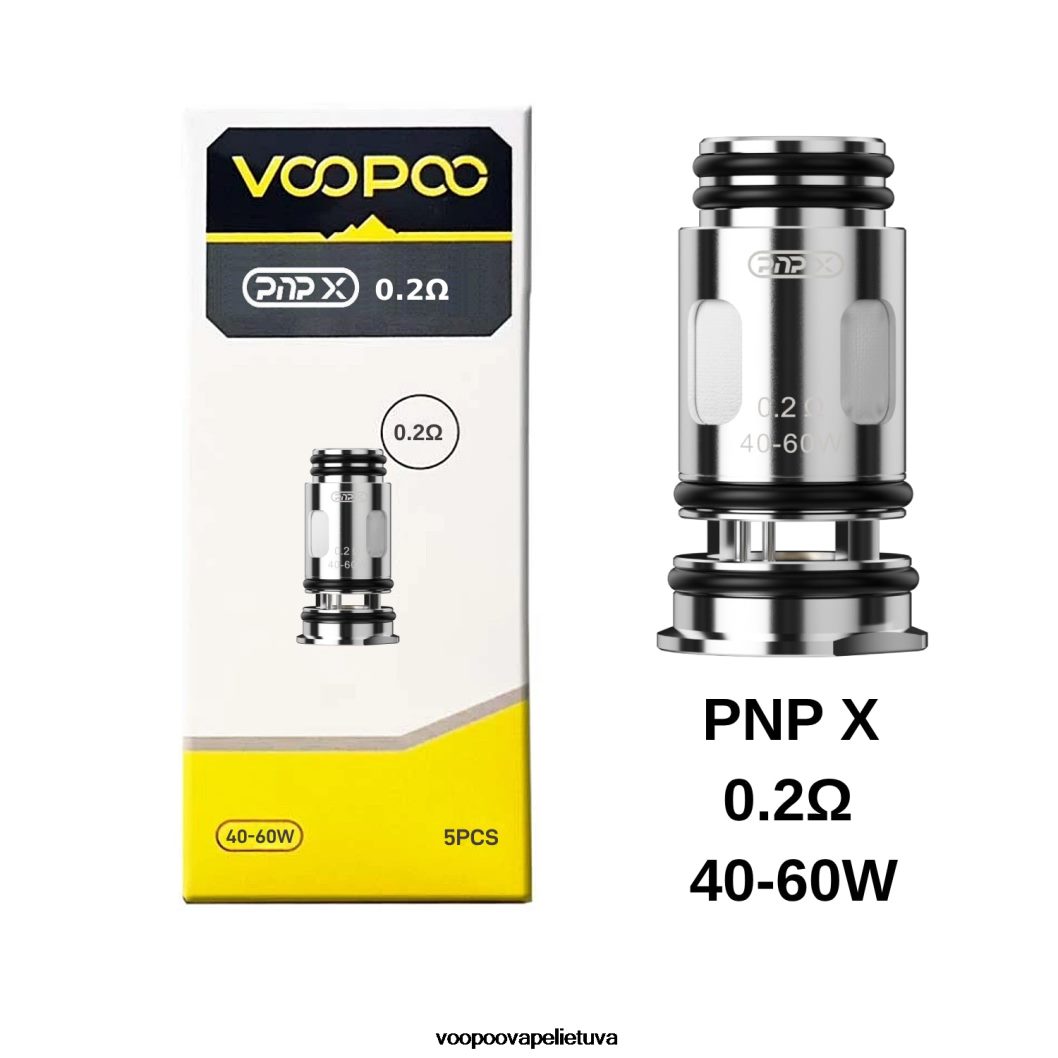 VOOPOO PNP ritės (5 vnt.) pnp x 0,2 omo - VOOPOO Lietuva 2RTB4J606