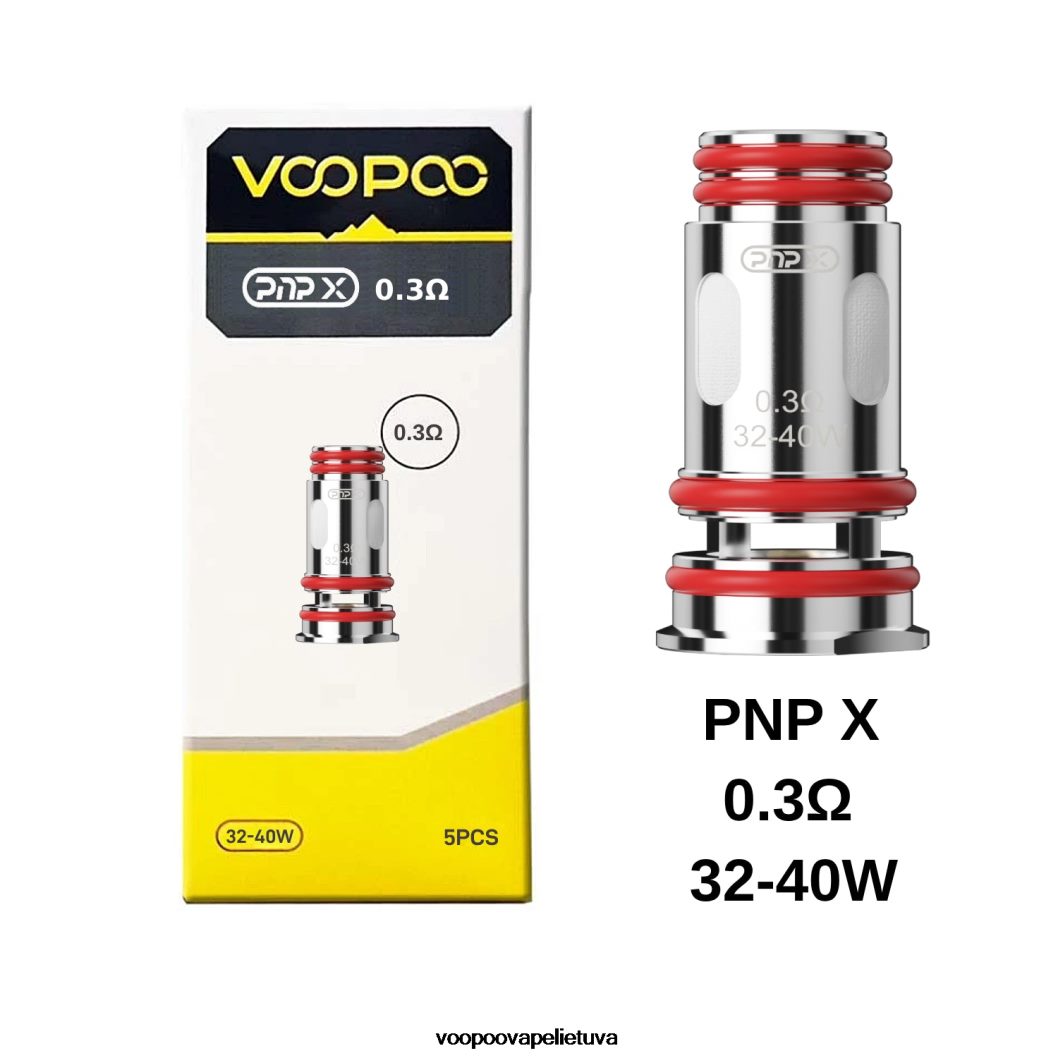 VOOPOO PNP ritės (5 vnt.) pnp x 0,3 omo - VOOPOO Vape Lietuva 2RTB4J607
