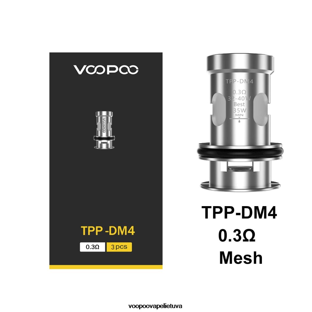 VOOPOO TPP ritės (3 vnt.) tpp-dm4 - VOOPOO Vape Drag Lietuva 2RTB4J611