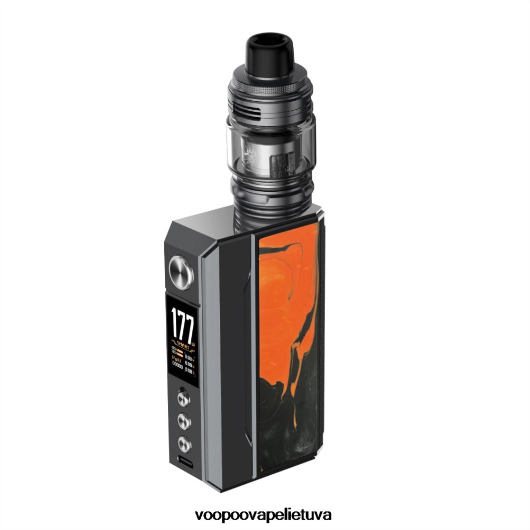 VOOPOO DRAG 4 rinkinys ginklas metalas+tropinis oranžinis - VOOPOO Vape Pen 2RTB4J165