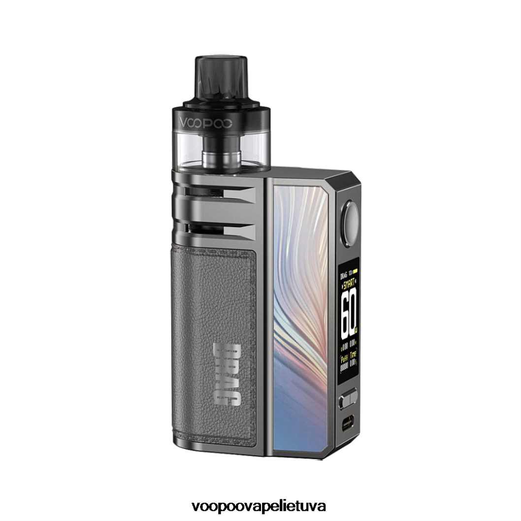 VOOPOO DRAG E60 ankšties rinkinys pilkas metalas - VOOPOO Vape Mod 2RTB4J189