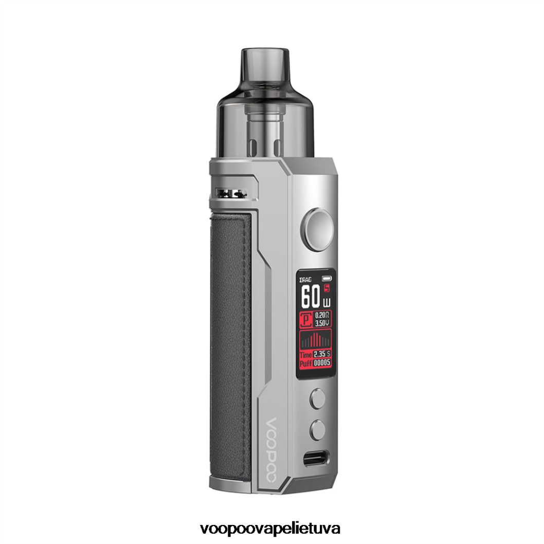 VOOPOO DRAG S pod mod rinkinys sidabrinė ir tamsiai pilka - VOOPOO Vape Store 2RTB4J204